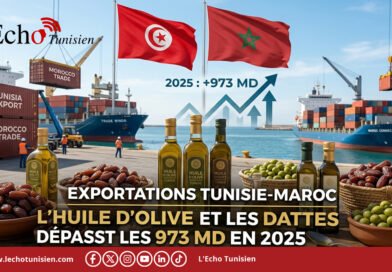 Exportations Tunisie-Maroc : l’huile d&rsquo;olive et les dattes dépassent les 973 MD en 2025