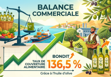 Balance commerciale : le taux de couverture alimentaire bondit à 136,5 % grâce à l&rsquo;huile d&rsquo;olive