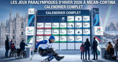 Les jeux paralympiques d&rsquo;hiver 2026 à Milan-Cortina : Calendrier complet