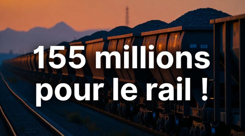 Transport du phosphate: 155 millions pour le rail !