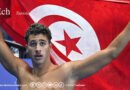 Ahmed Jaouadi en finale du 400 m nage libre aux Jeux méditerranéens