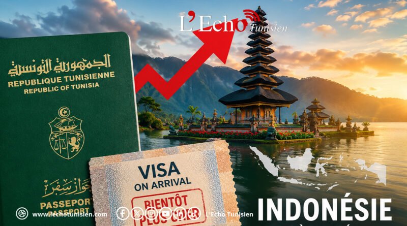 Indonésie : le visa à l’arrivée bientôt plus cher pour les Tunisiens