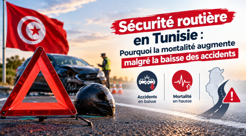 Sécurité routière en Tunisie : Pourquoi la mortalité augmente malgré la baisse des accidents
