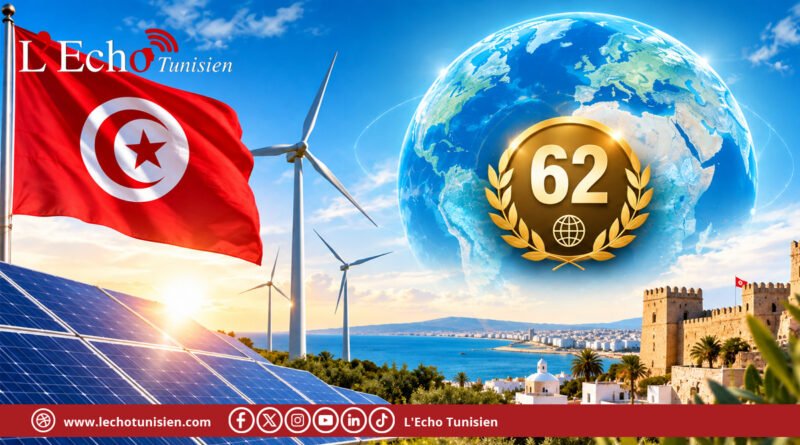 Transition énergétique : la Tunisie 62e mondiale