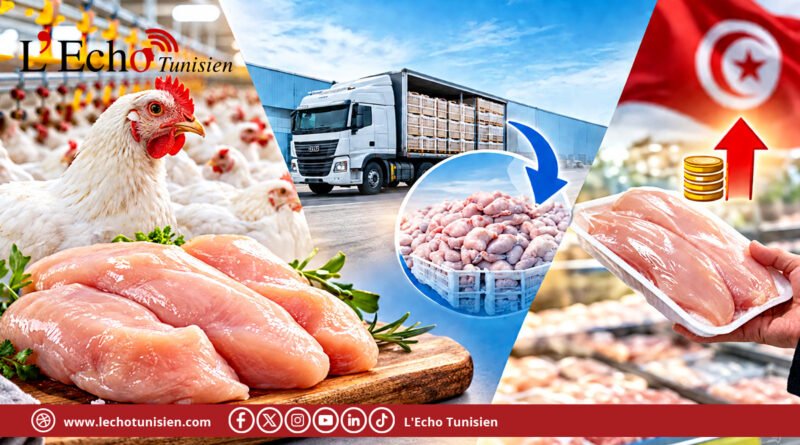 Volaille : 15 500 tonnes en octobre 2026 pour combler le déficit, l’escalope frôle les 20 DT